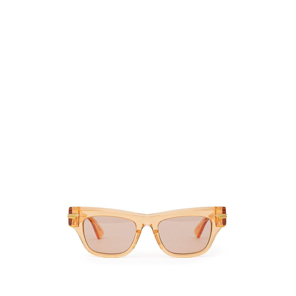 Bottega Veneta Orange Acetate Sunglass LUNESCAPE