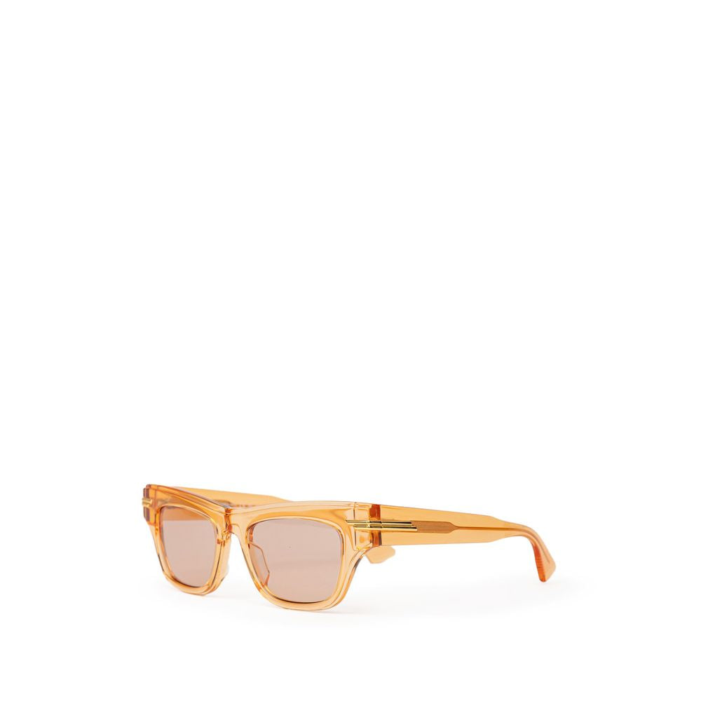 Bottega Veneta Orange Acetate Sunglass LUNESCAPE