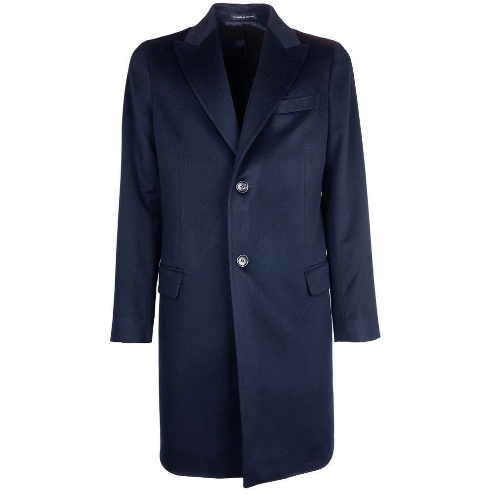 Made in Italy Blue Cashmere Jacket LUNESCAPE