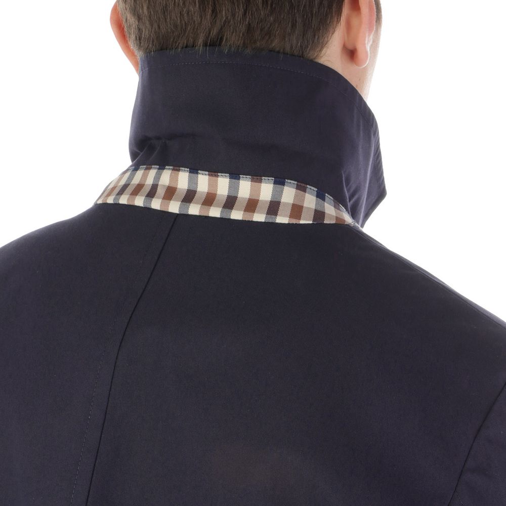 Aquascutum Blue Polyester Jacket LUNESCAPE