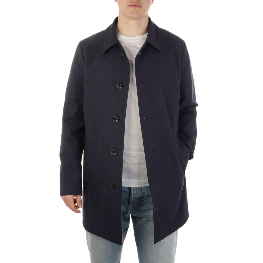 Aquascutum Blue Polyester Jacket LUNESCAPE