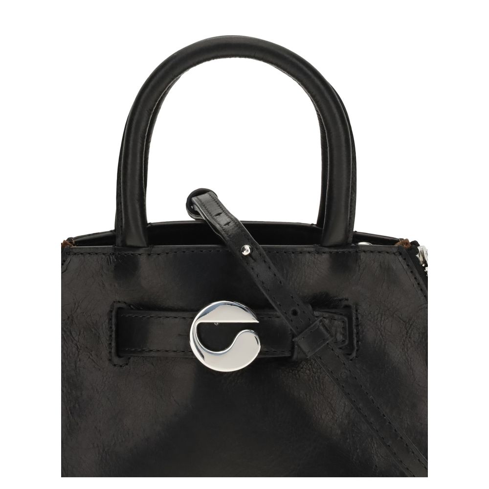 Coperni Black Calf Leather Bos Taurus Shoulder Bag LUNESCAPE