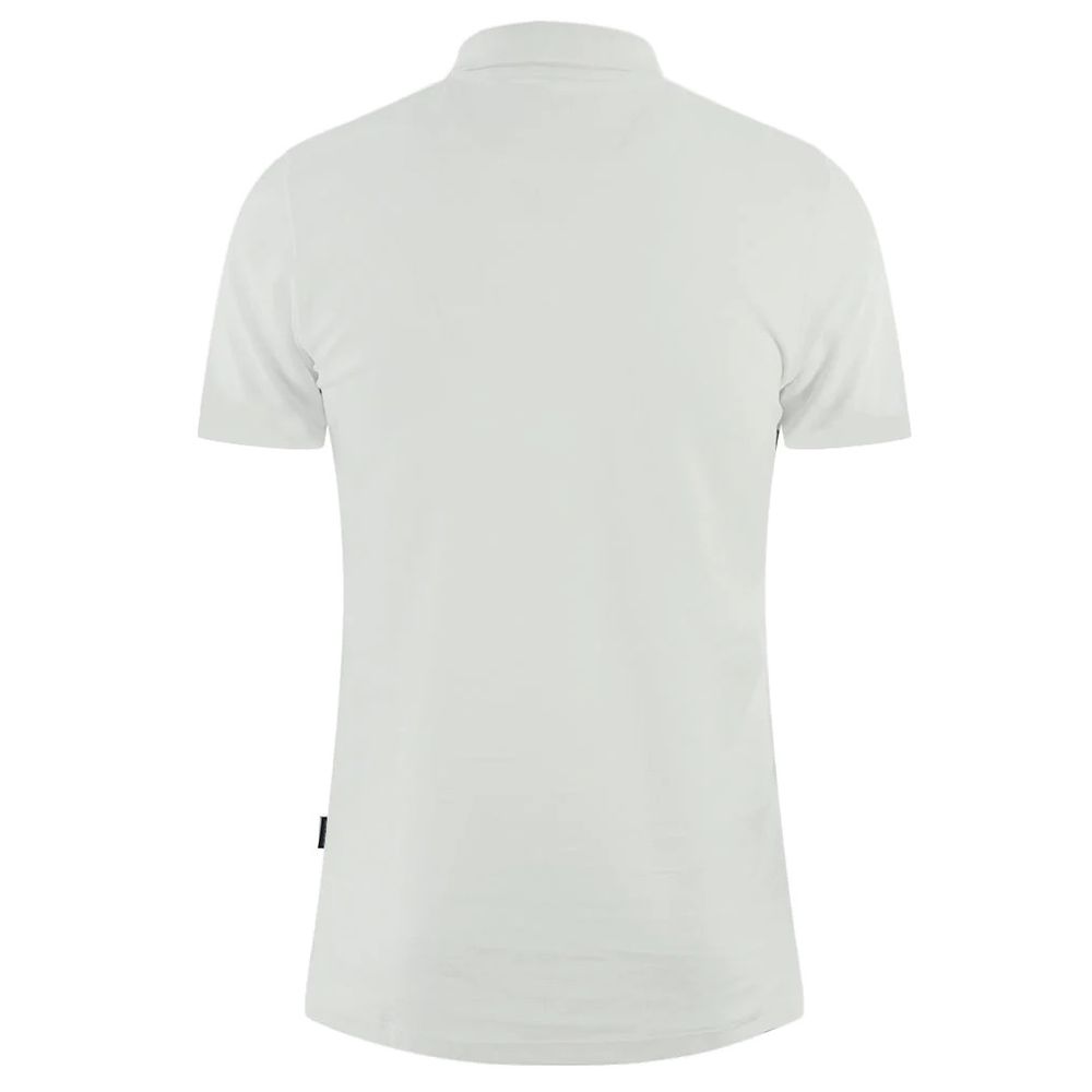 Aquascutum White Cotton Polo Shirt LUNESCAPE