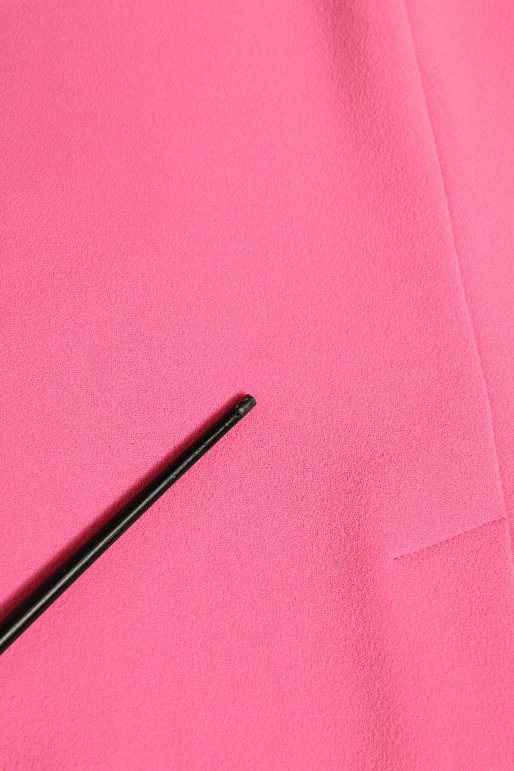 Dolce & Gabbana Pink Polyester Long Sleeves Sheath Midi Dress