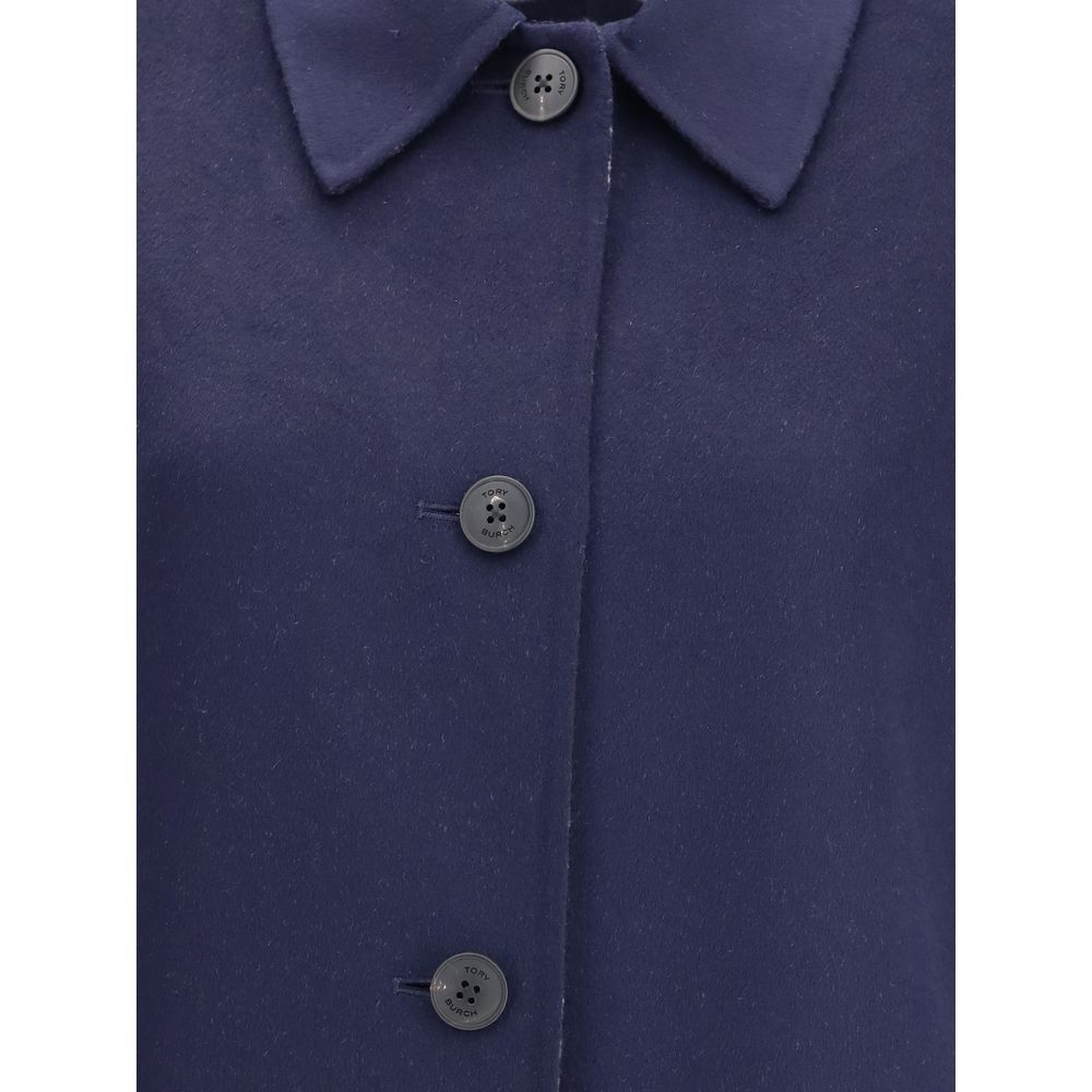 Tory Burch Reversible double-face Wool Coat LUNESCAPE