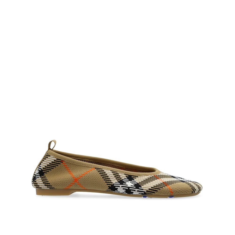 Burberry Checkered Knitted Ballerina Flat LUNESCAPE