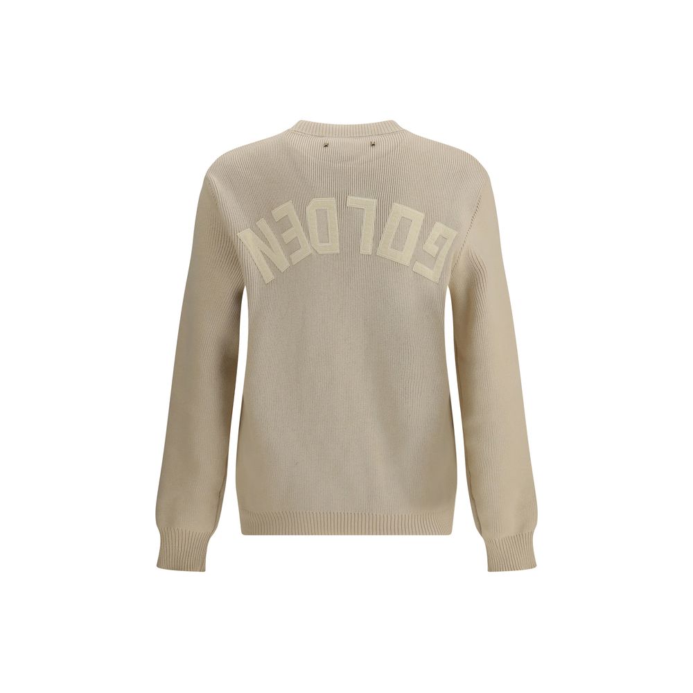 Golden Goose Beige Cotton Sweatshirt LUNESCAPE