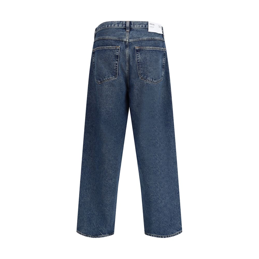 Agolde Blue Cotton Jeans Denim LUNESCAPE