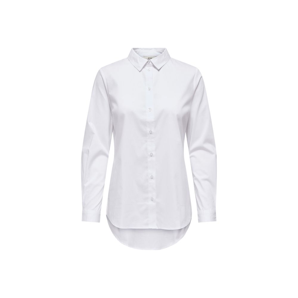 Jacqueline De Yong White Cotton Shirt LUNESCAPE