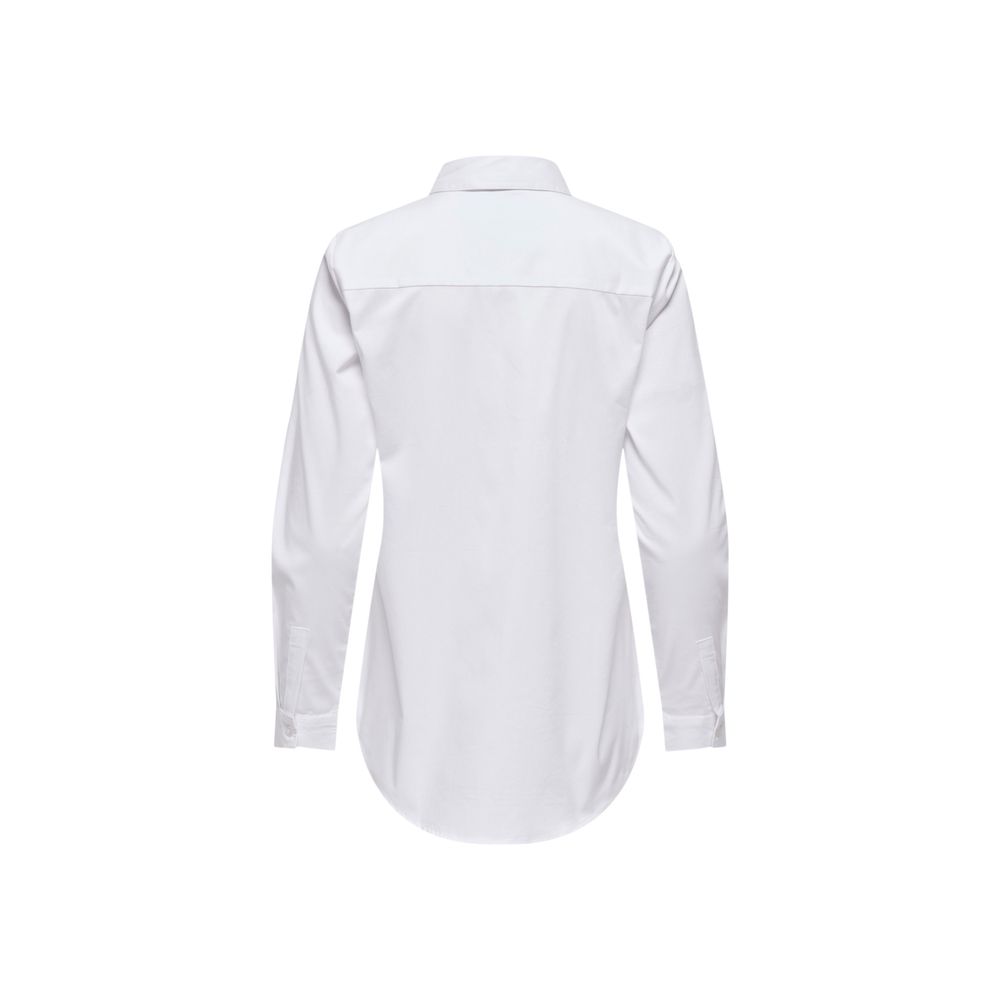Jacqueline De Yong White Cotton Shirt LUNESCAPE