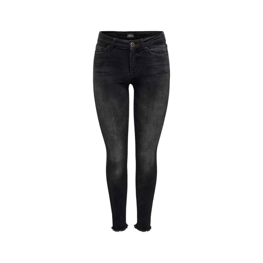 Only Black Cotton Skinny Jean LUNESCAPE