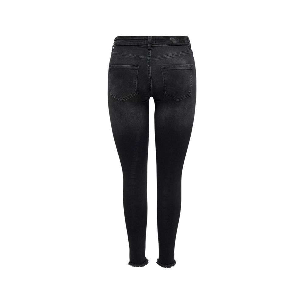 Only Black Cotton Skinny Jean LUNESCAPE