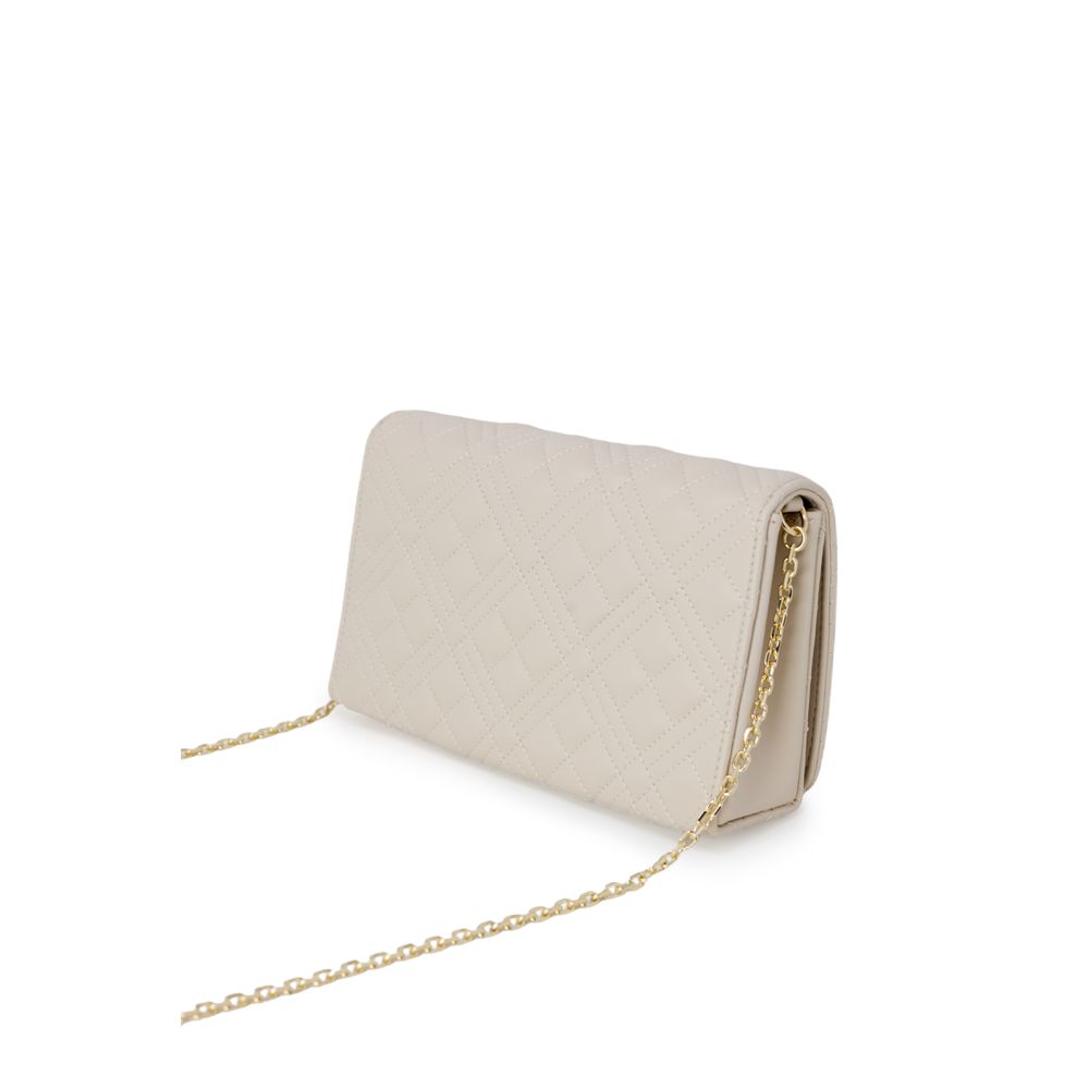 Love Moschino Beige Polyethylene Handbag LUNESCAPE