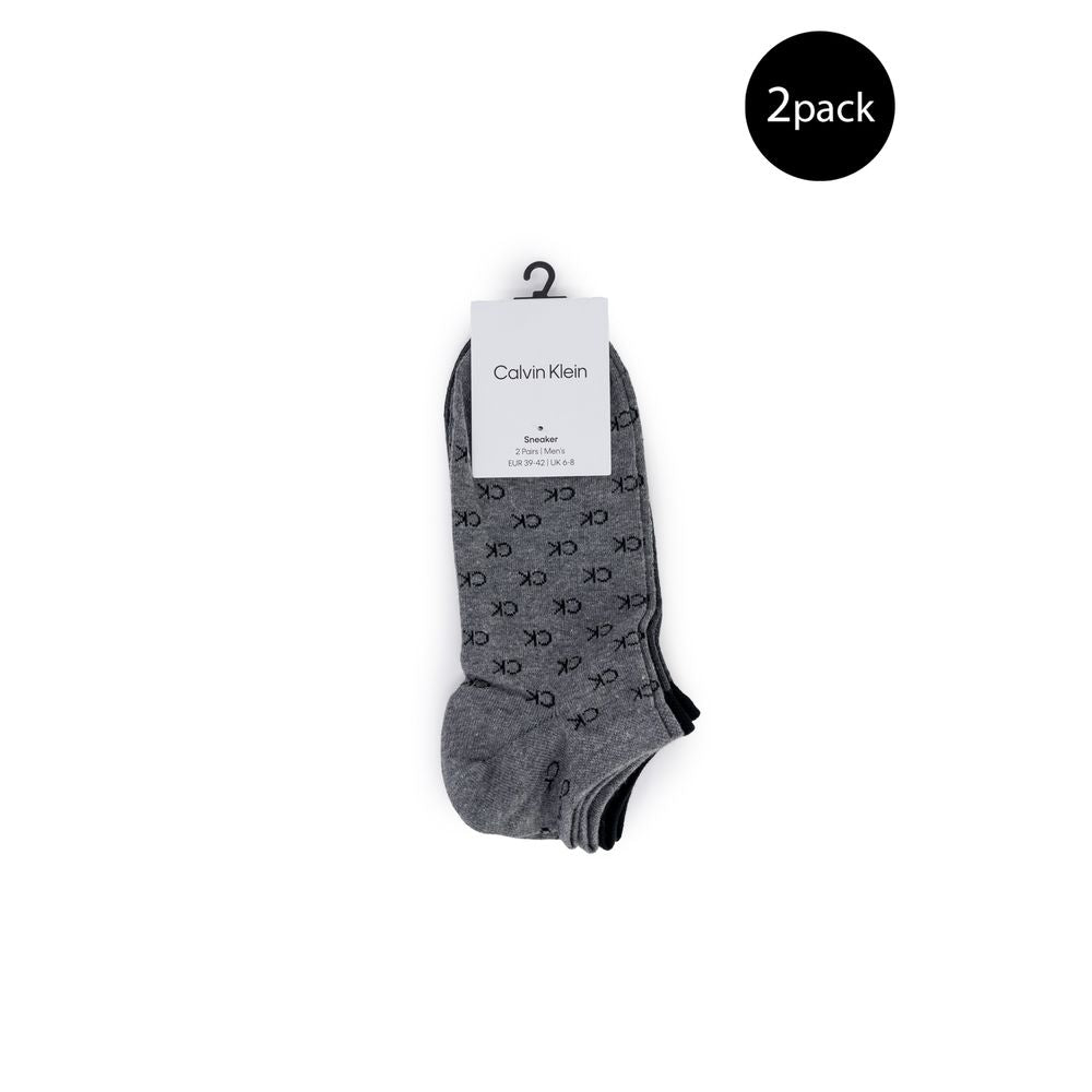 Calvin Klein Gray Elastane Sock LUNESCAPE