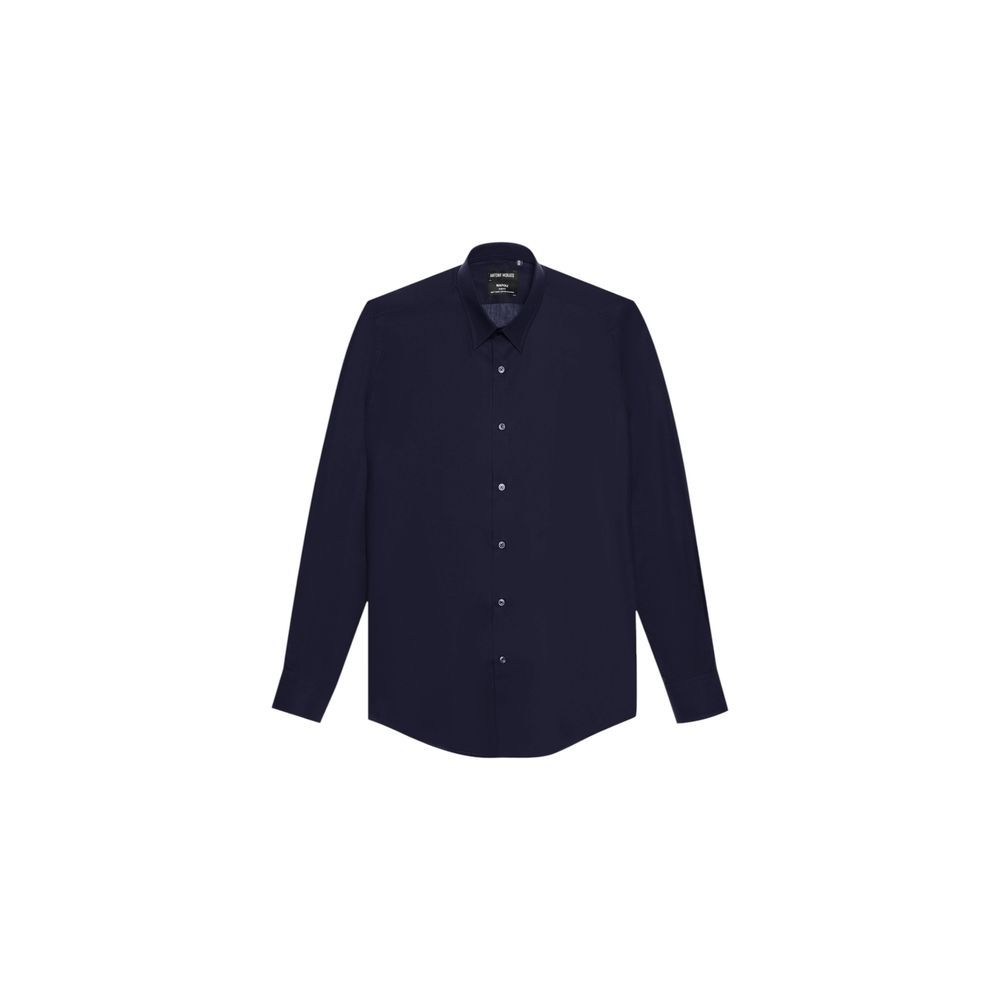 Antony Morato Blue Cotton Shirt LUNESCAPE