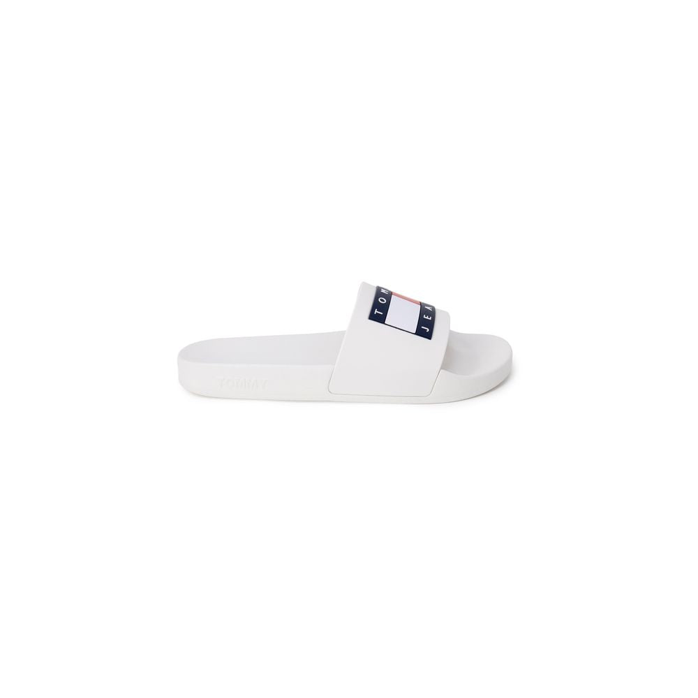 Tommy Hilfiger Jeans White Polyethylene Slipper LUNESCAPE