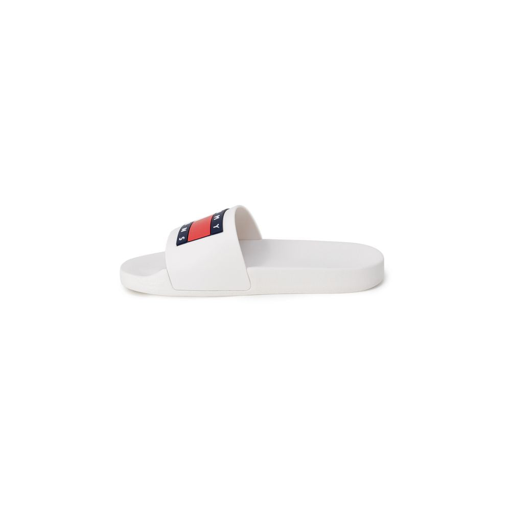 Tommy Hilfiger Jeans White Polyethylene Slipper LUNESCAPE