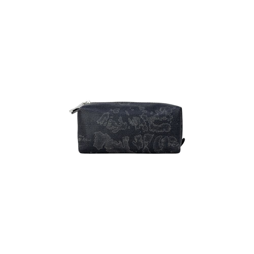 Alviero Martini Prima Classe Black Cotton Clutch Bag LUNESCAPE