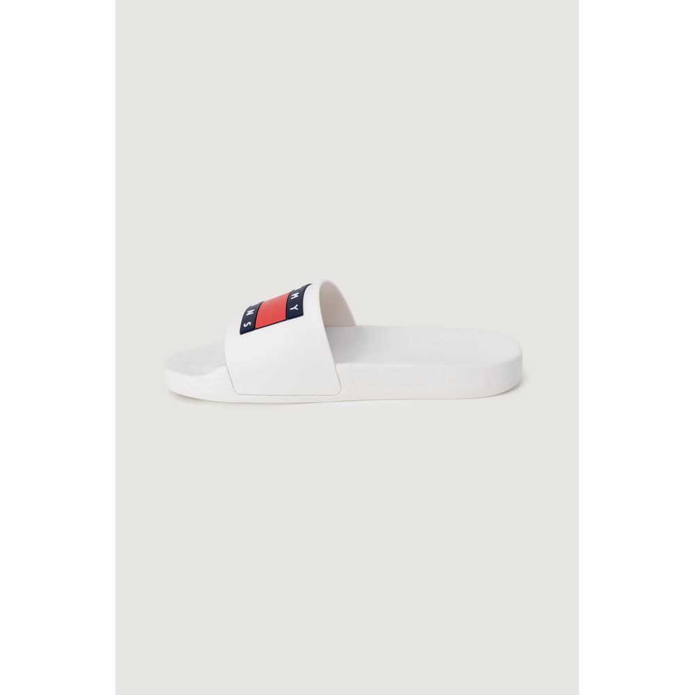 Tommy Hilfiger Jeans White Polyethylene Slipper LUNESCAPE