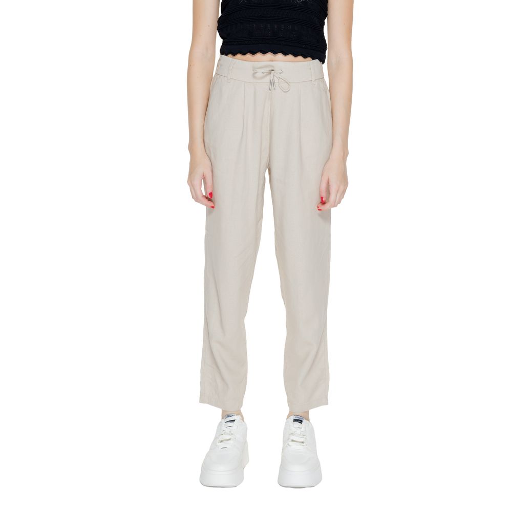 Only Beige Linen Pant LUNESCAPE
