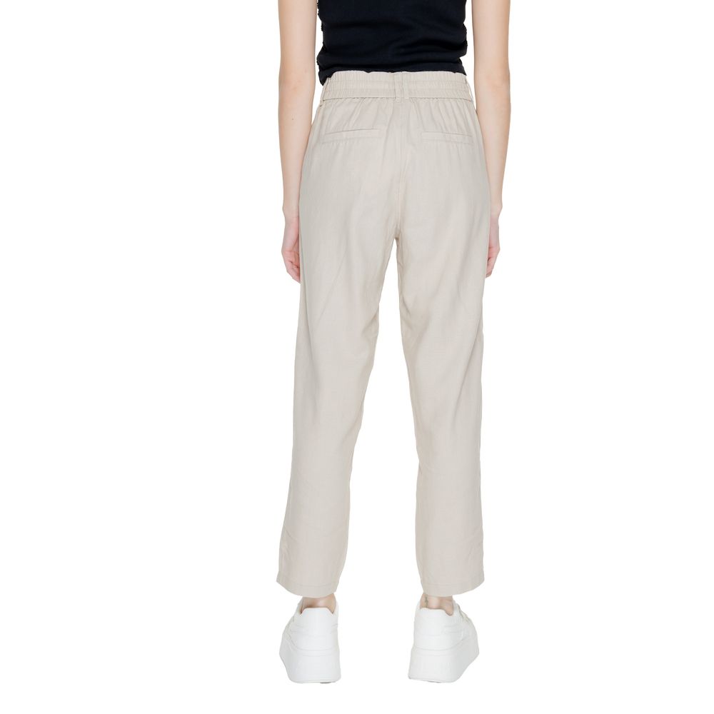 Only Beige Linen Pant LUNESCAPE