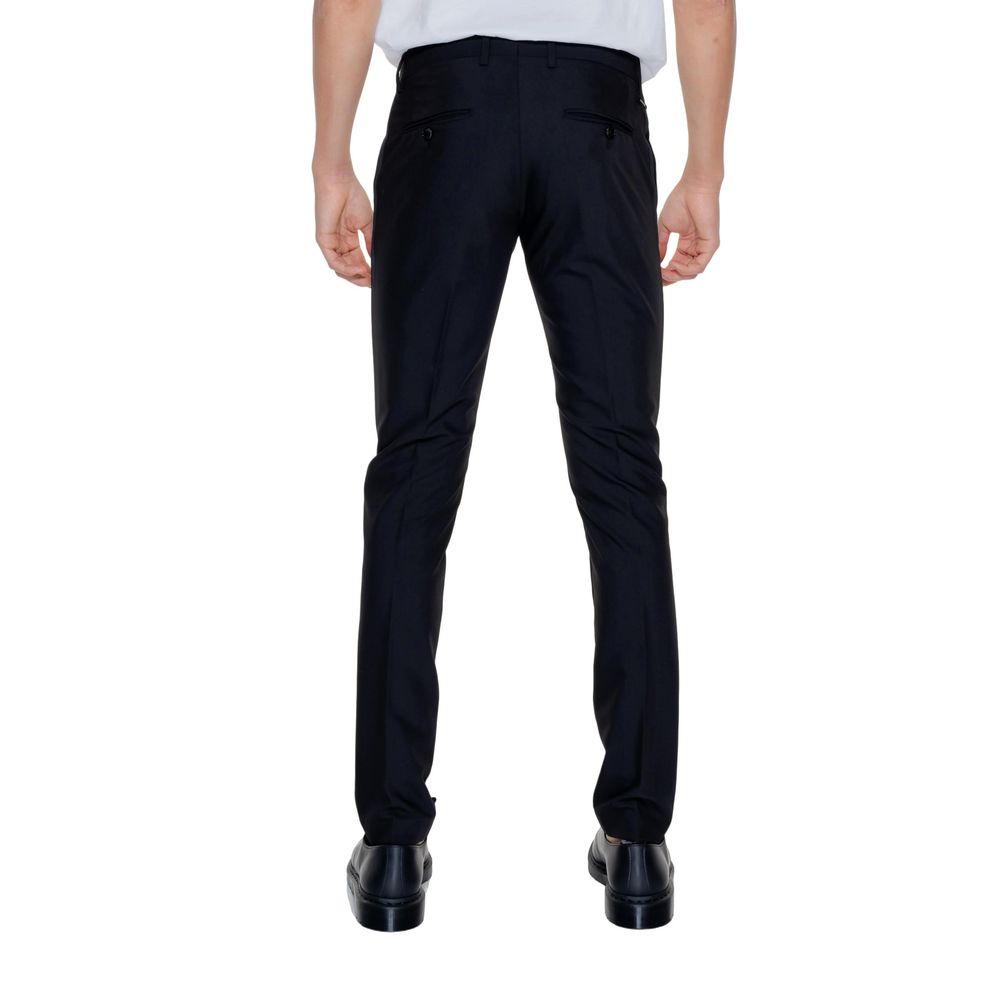Antony Morato Black Polyester Pant LUNESCAPE