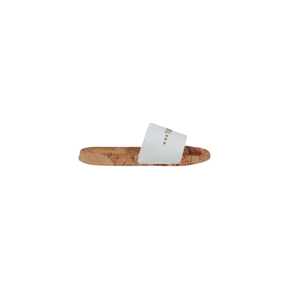 Alviero Martini Prima Classe White Polyethylene Slipper LUNESCAPE