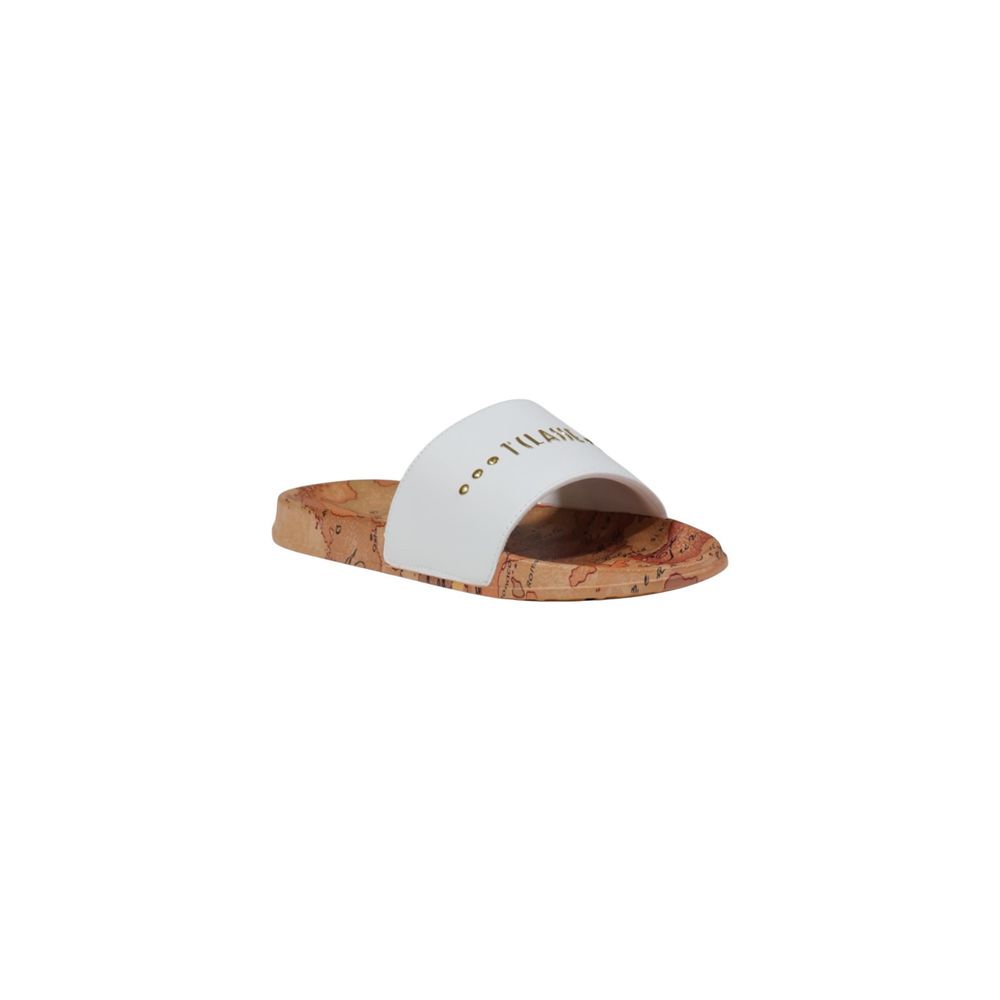 Alviero Martini Prima Classe White Polyethylene Slipper LUNESCAPE