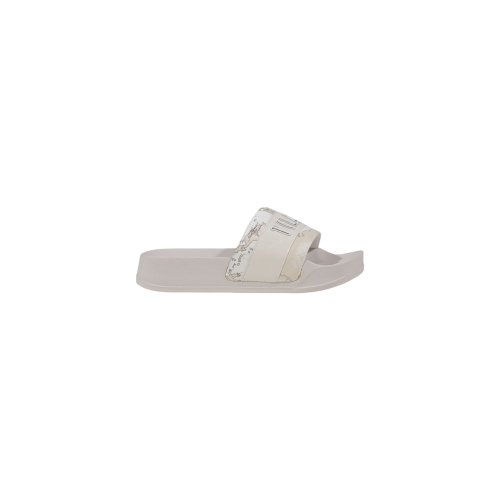 Alviero Martini Prima Classe White Polyethylene Slipper LUNESCAPE