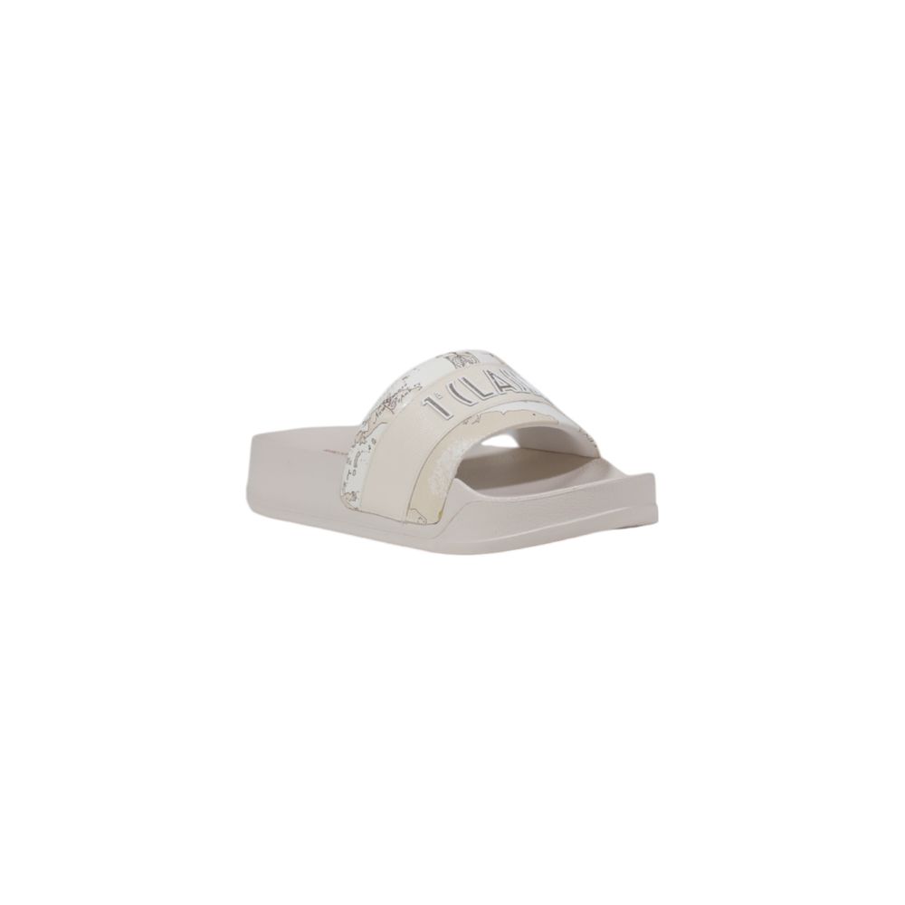 Alviero Martini Prima Classe White Polyethylene Slipper LUNESCAPE