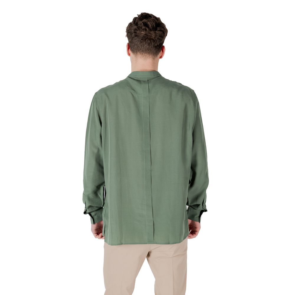 Antony Morato Green Lyocell Shirt LUNESCAPE