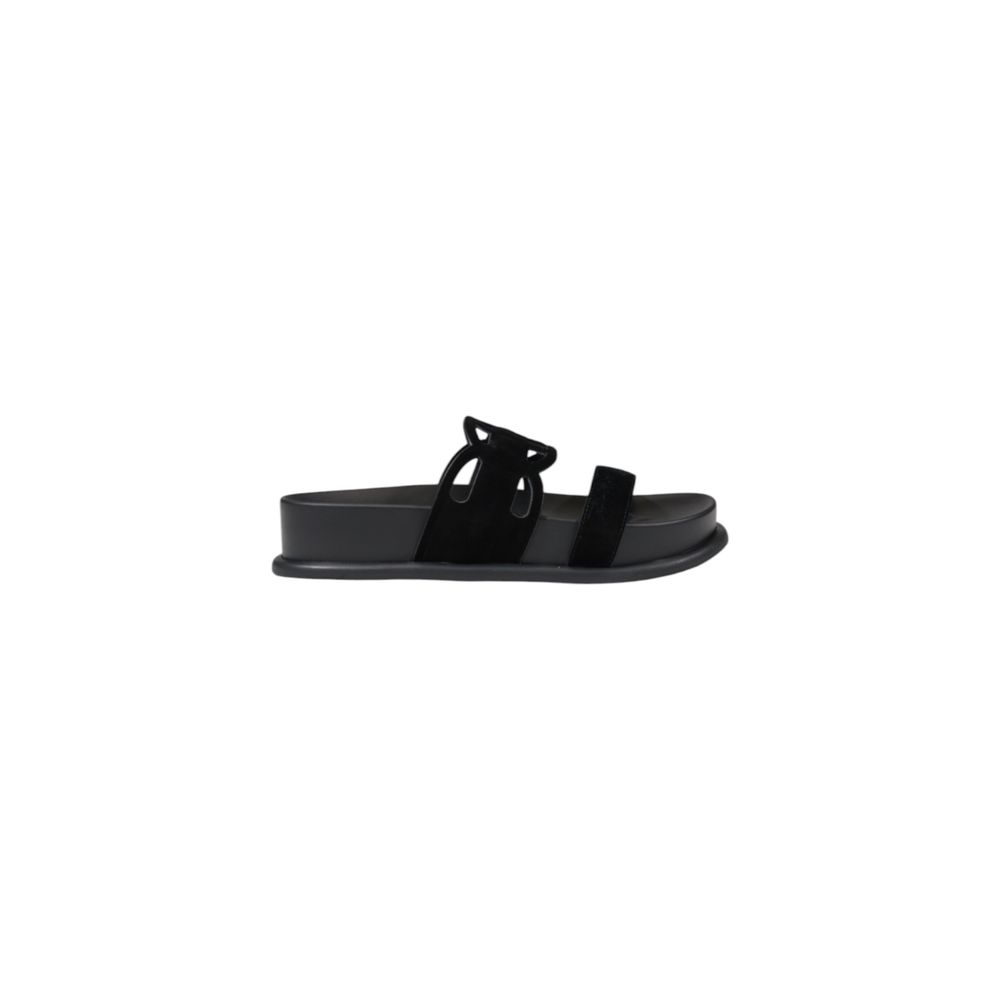 Liu Jo Black Leather Sandal LUNESCAPE