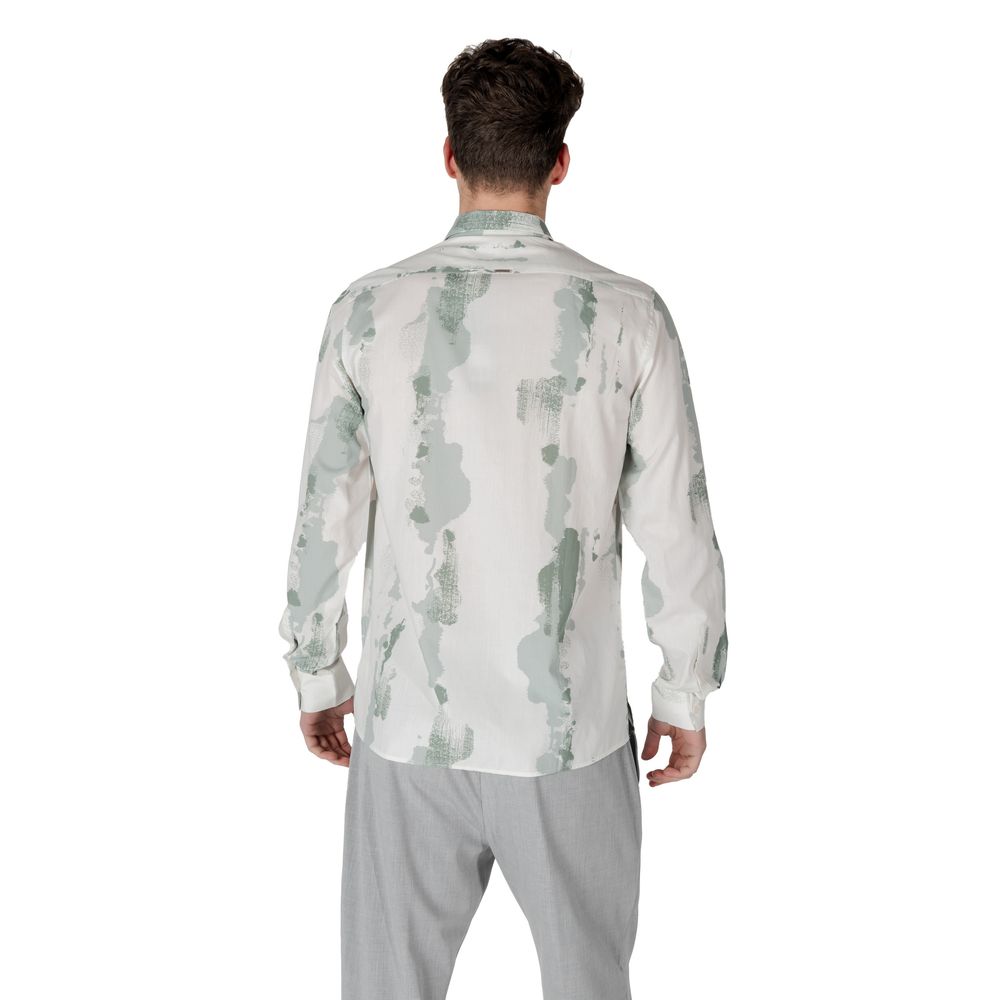 Antony Morato Green Viscose Shirt LUNESCAPE