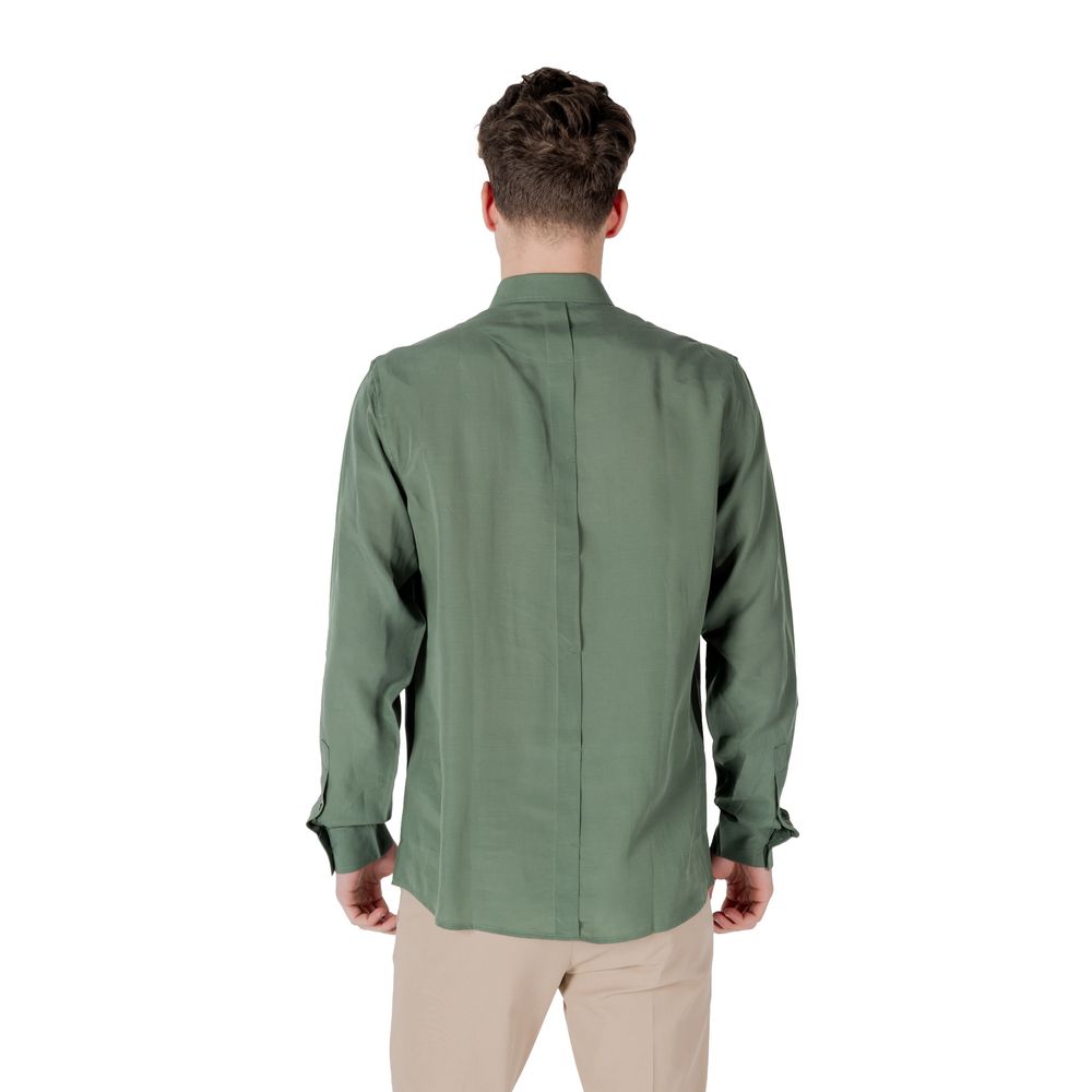 Antony Morato Green Lyocell Shirt LUNESCAPE
