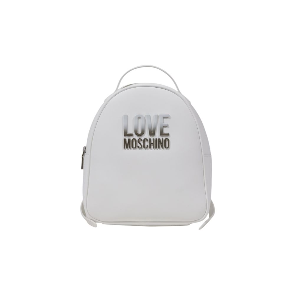 Love Moschino White Polyethylene Backpack LUNESCAPE