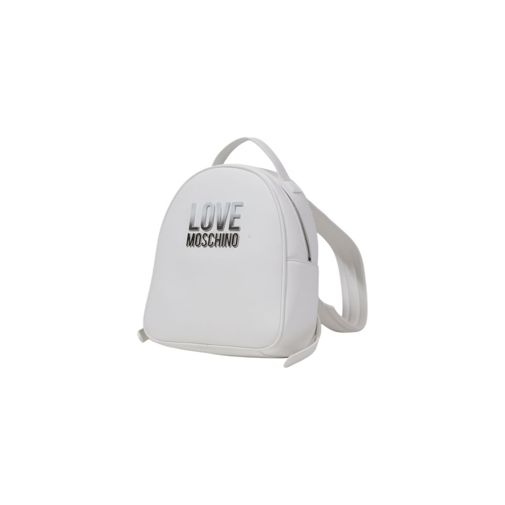 Love Moschino White Polyethylene Backpack LUNESCAPE