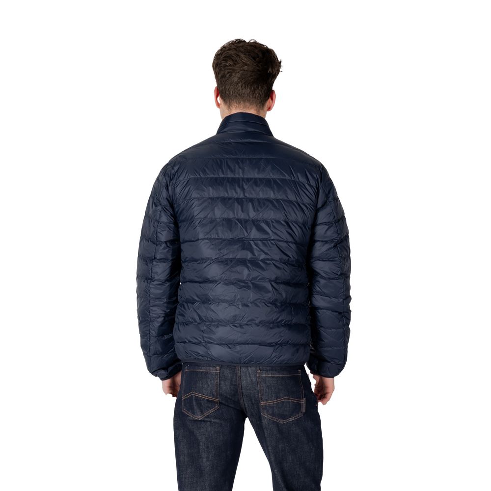 EA7 Emporio Armani Blue Polyamide Jackets & Coat LUNESCAPE