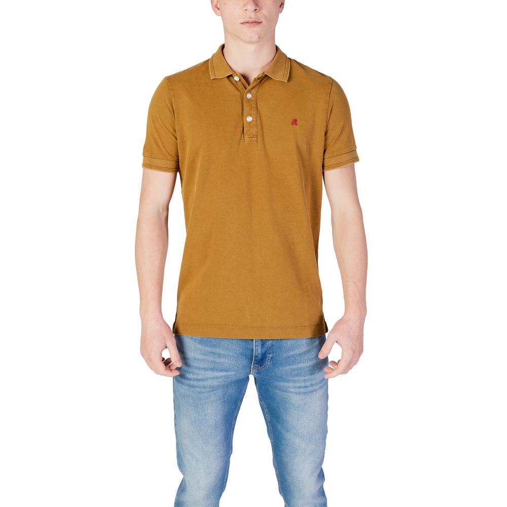 Replay Bronze Cotton Polo Shirt LUNESCAPE