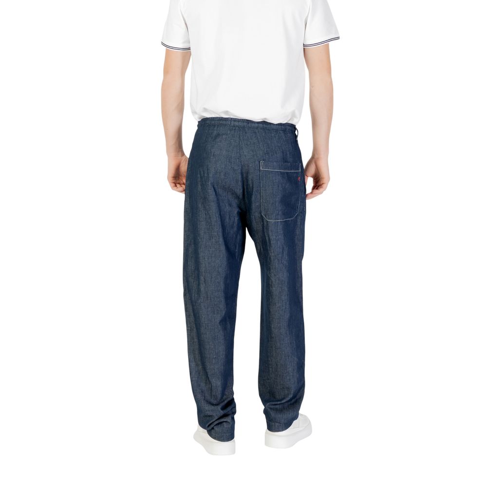 Replay Blue Cotton Pant LUNESCAPE