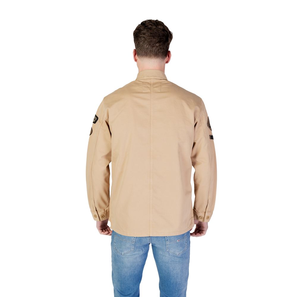 Replay Beige Cotton Shirt LUNESCAPE