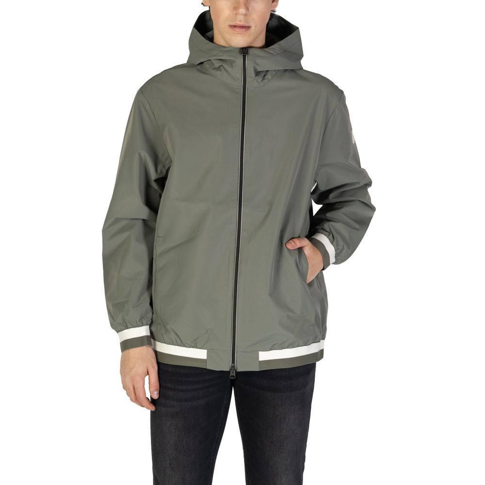 Replay Green Polyester Jackets & Coat LUNESCAPE