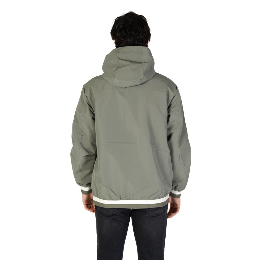 Replay Green Polyester Jackets & Coat LUNESCAPE