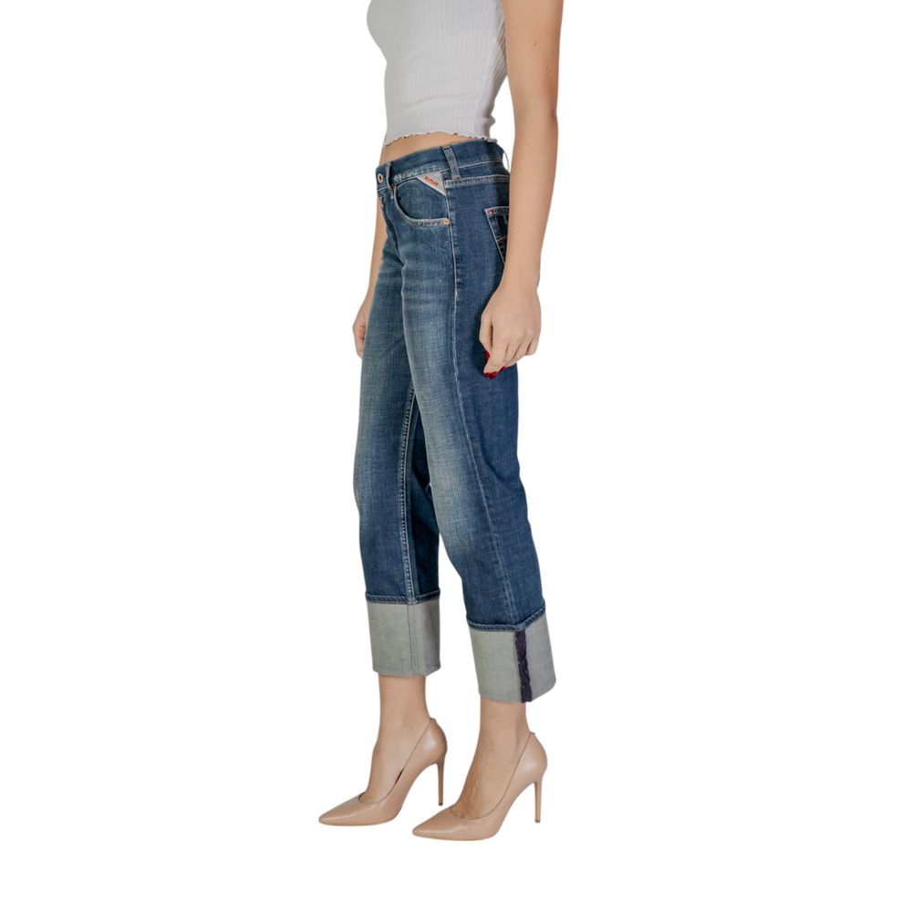 Replay Blue Cotton Bootcut Jean LUNESCAPE