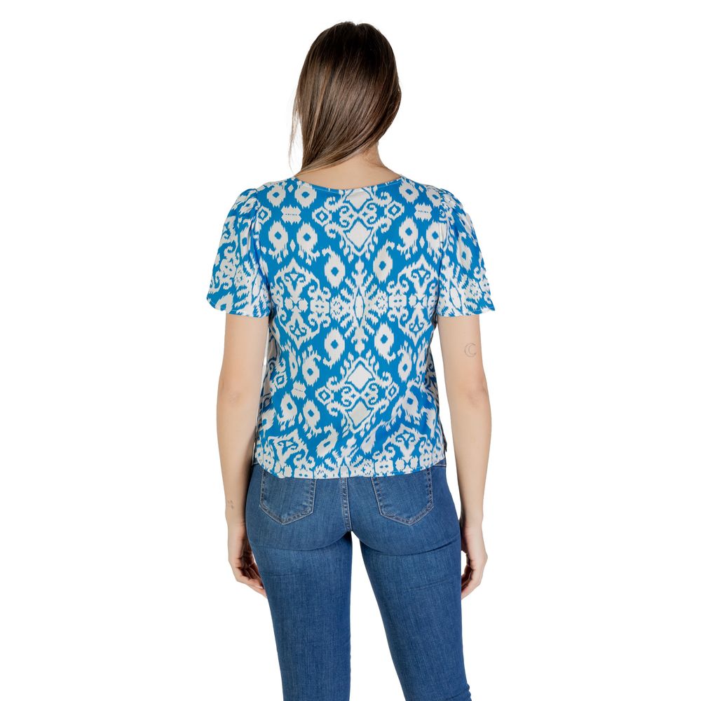 Vero Moda Blue Viscose Blouse LUNESCAPE