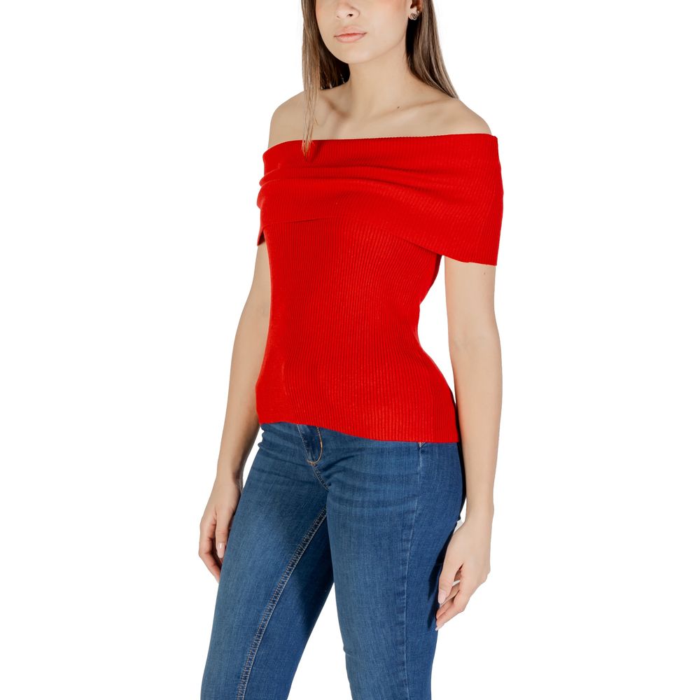 Only Multicolor Polyester T-Shirt