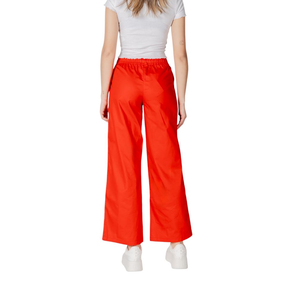 Only Red Cotton Pant LUNESCAPE