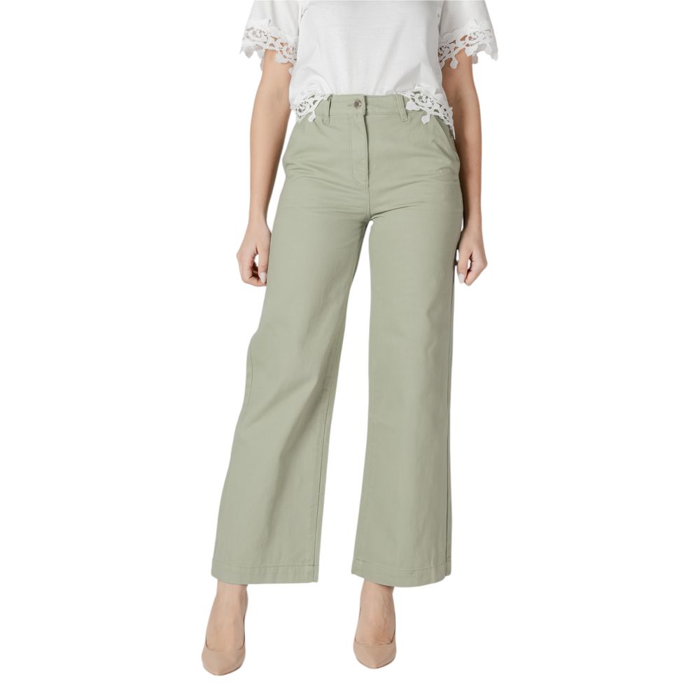 Morgan De Toi Bicolor Cotton Pants
