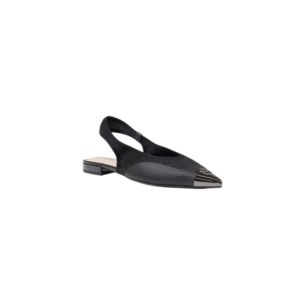 PINKO Black Leather Sandal LUNESCAPE