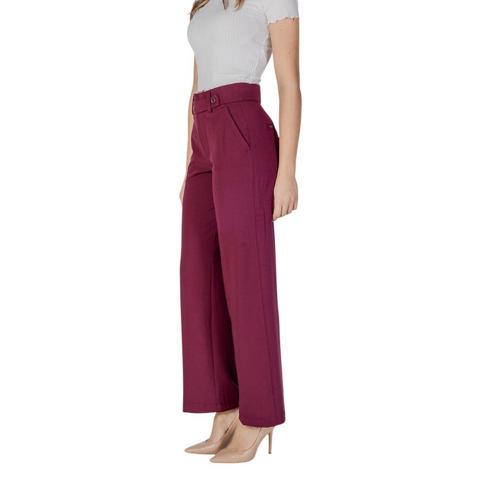 Street One Purple Viscose Pant LUNESCAPE