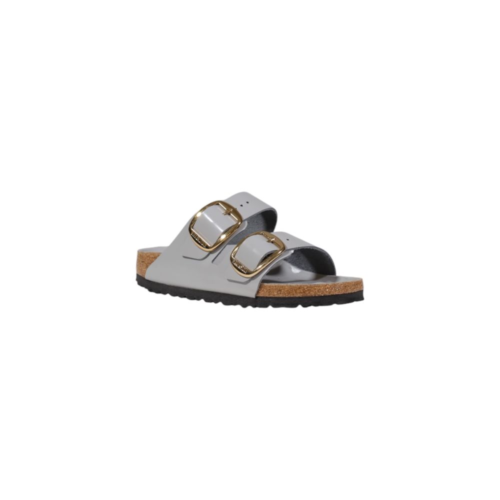 Birkenstock Gray Leather Slipper LUNESCAPE